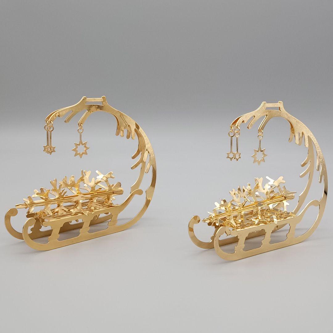 ジョージ ジェンセン イヤーオーナメント ５点 セット クリスマス 共箱