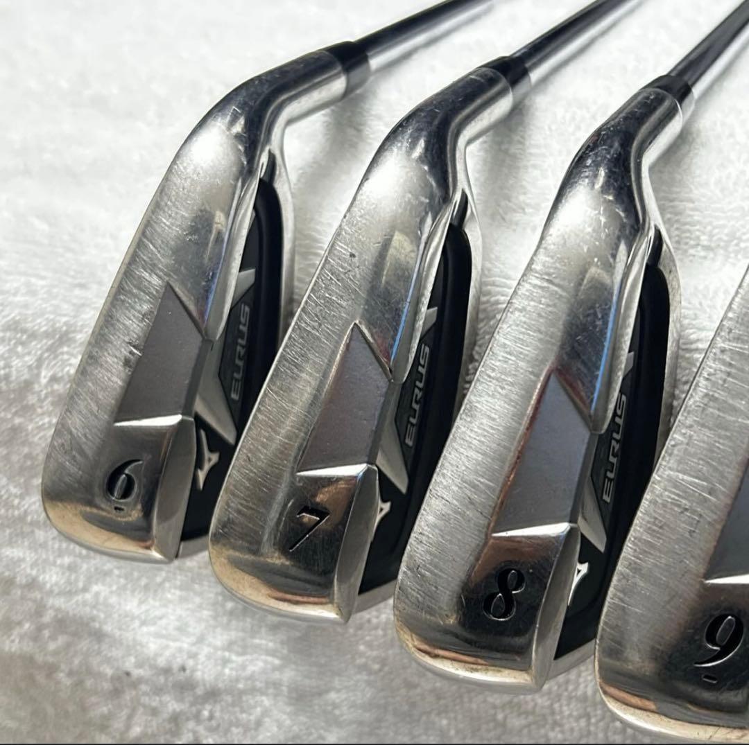 7本セット ミズノ EURUS G6 #6〜PW、50°、56° FST1170