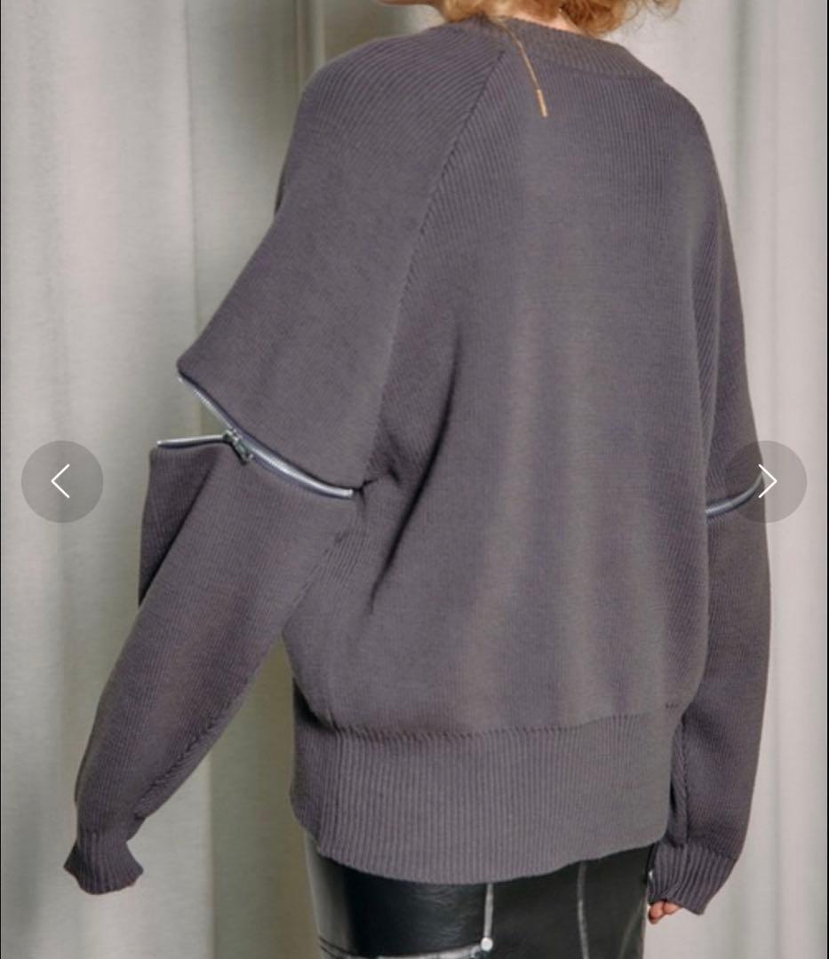 yuu★MAISON SPECIAL メゾンスペシャル ファスナー ニット