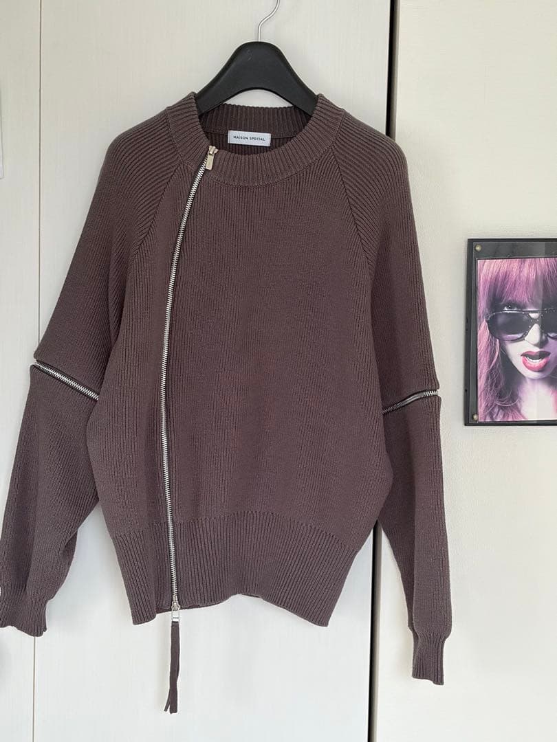 yuu★MAISON SPECIAL メゾンスペシャル ファスナー ニット