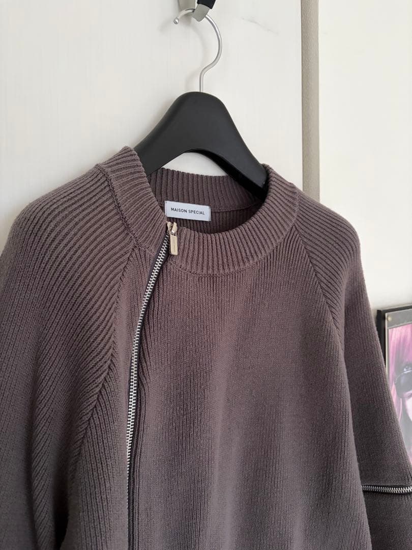 yuu★MAISON SPECIAL メゾンスペシャル ファスナー ニット
