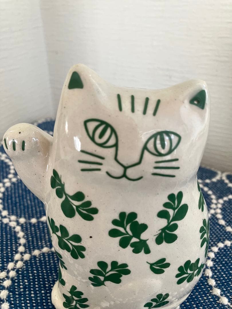 リサラーソン　まねくねこ　グリーン大　トンカチストア