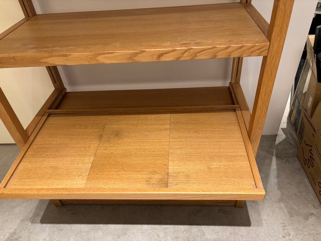 【無印良品】 廃盤品 オーク材 ユニットシェルフ