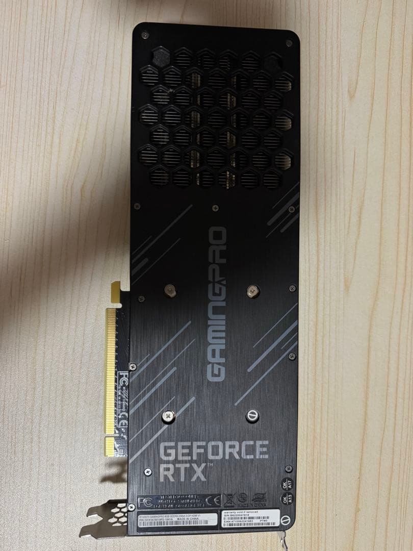 グラフィックボード・グラボ・ビデオカード Palit Geforce RTX3070 GAMINGPRO