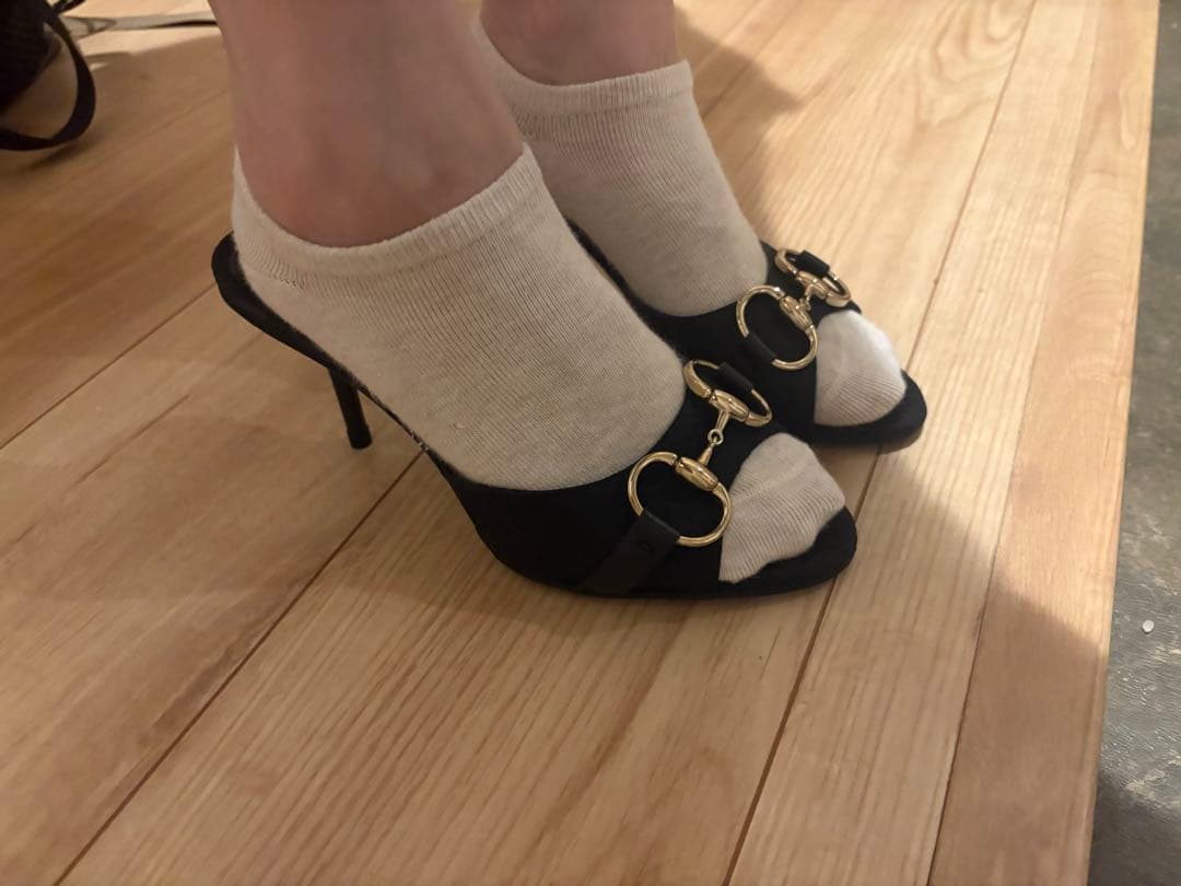 グッチ　ホースビット　サンダル　34