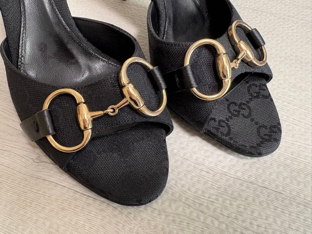 グッチ　ホースビット　サンダル　34