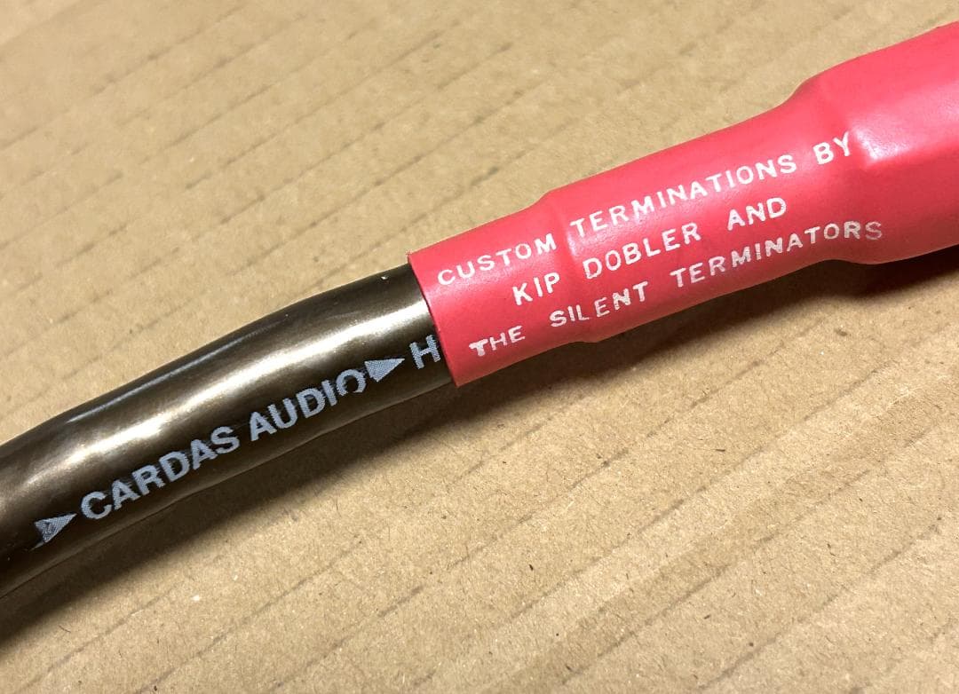 CARDAS AUDIO Golden Five使用 カスタムXLRケーブル