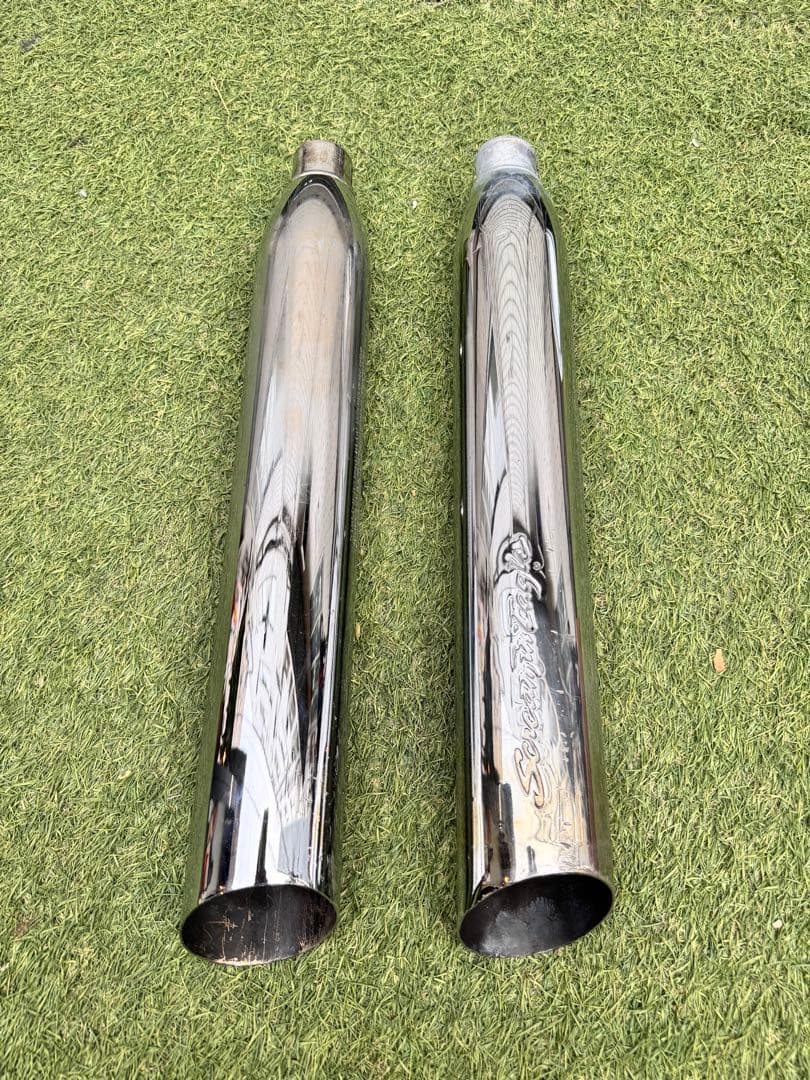 ステンレススチール ストレートデュアルエンドマフラー