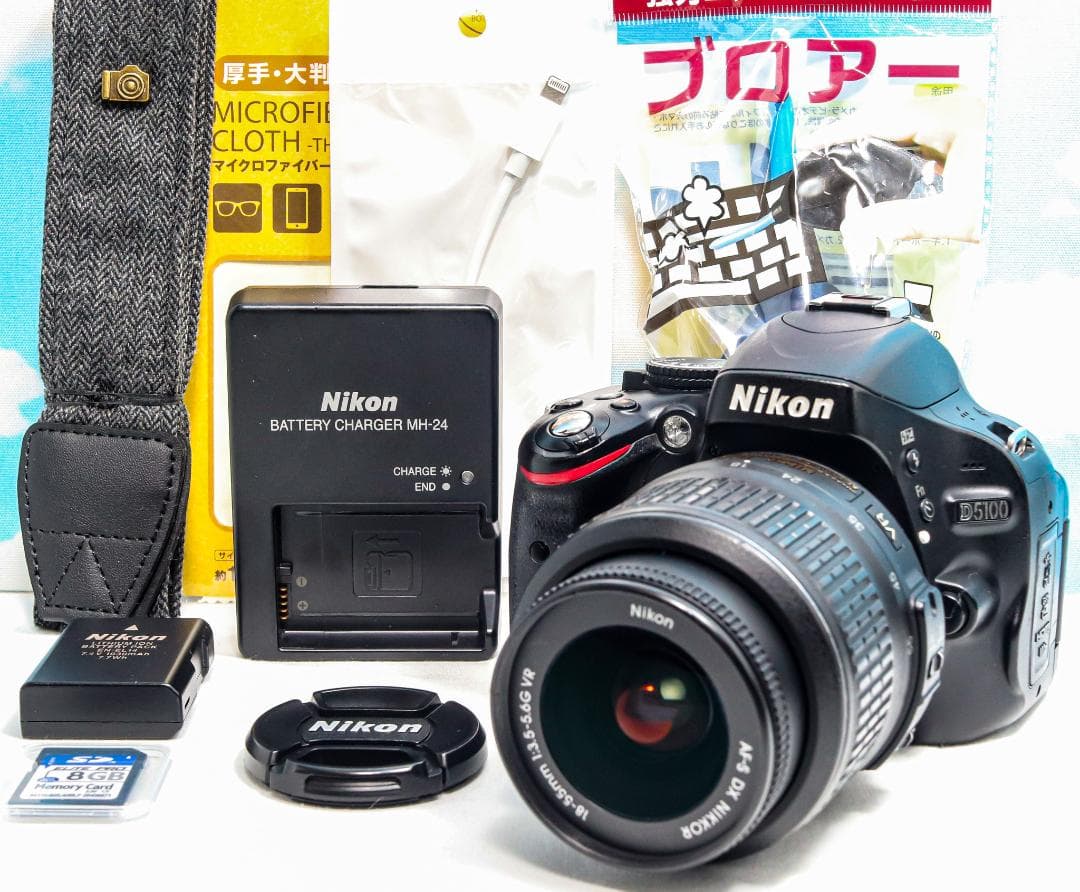 ニコン Nikon D5100⭐️スマホに転送⭐️自撮り＆動画OK⭐️即日発送