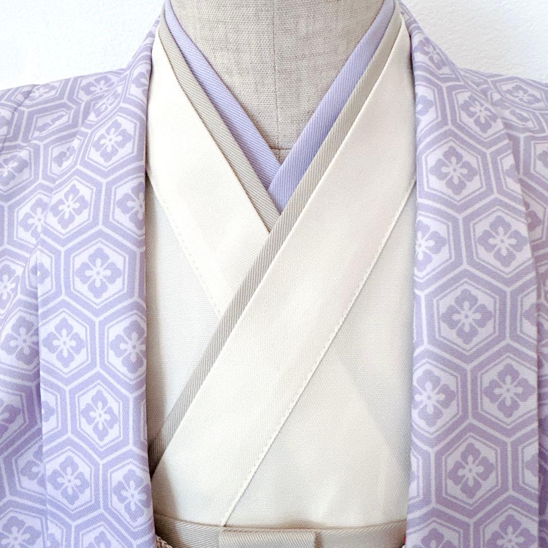 ［亀甲花菱］5歳 七五三 ꕤ 羽織袴5点セット