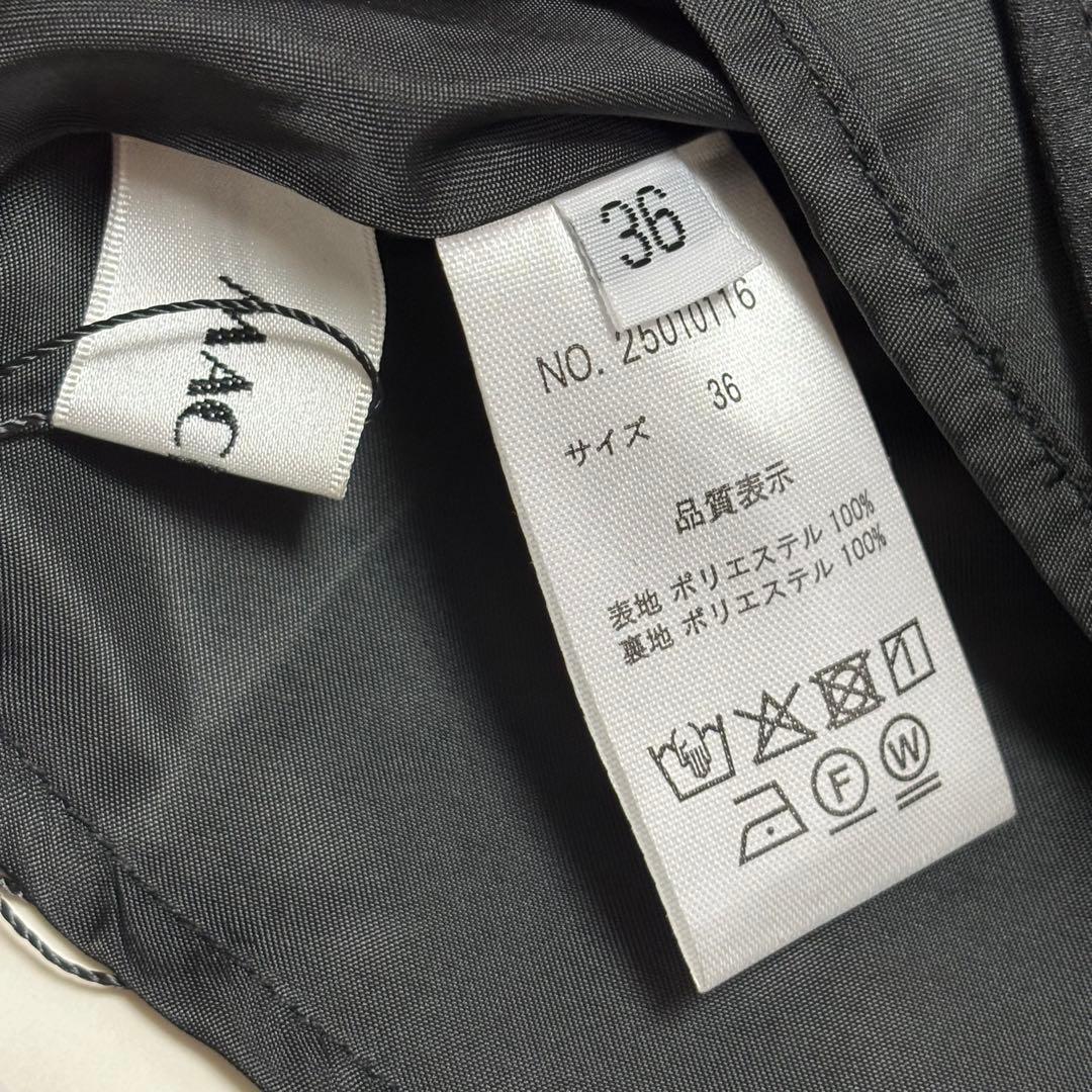 machatt 新品 サテンフレアキャミソール ブラック 36