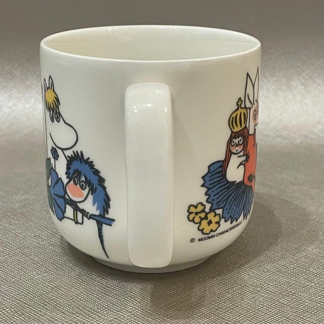 廃盤　イッタラ　アラビア　ムーミン　プレート&マグカップ　チルドレン　リーフ柄