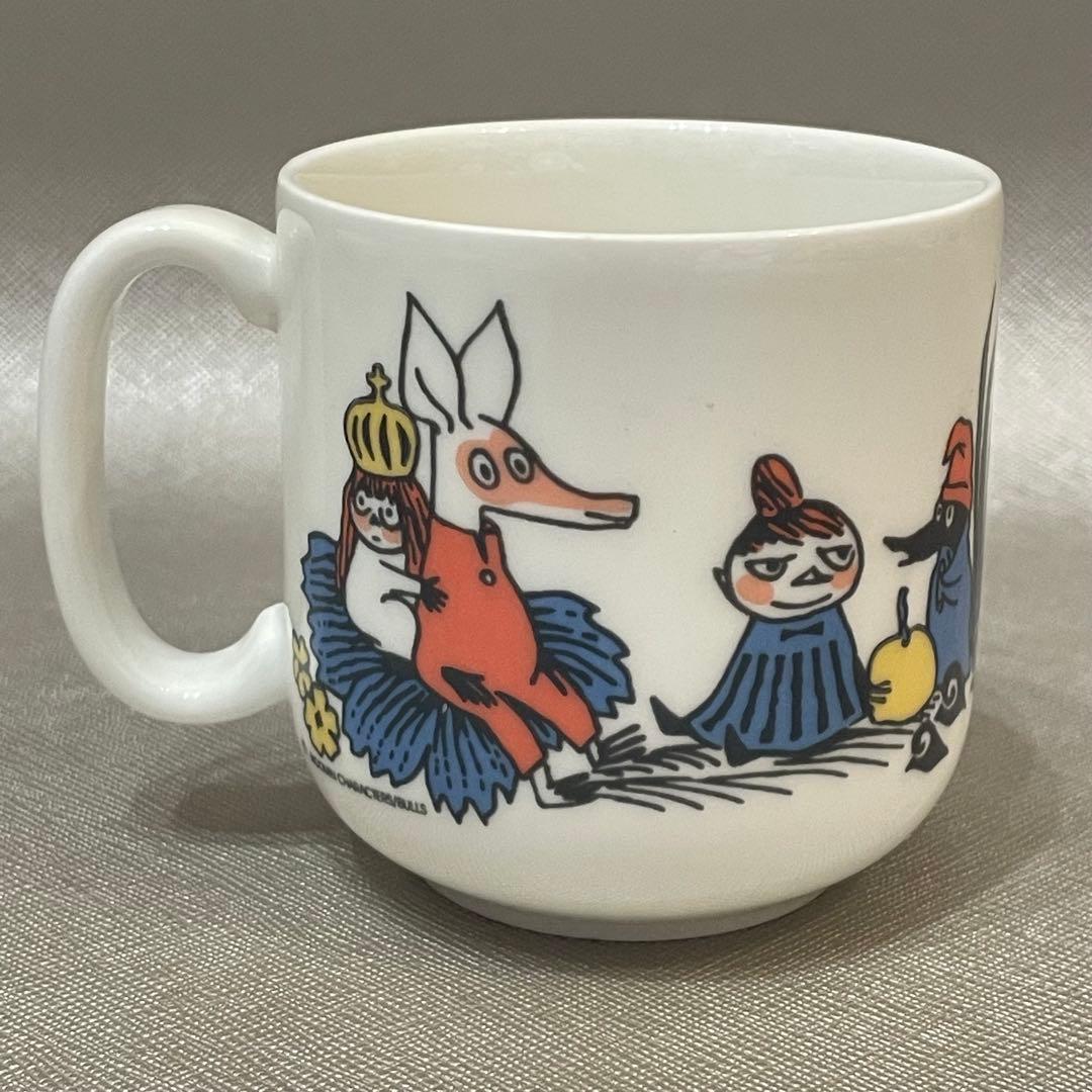 廃盤　イッタラ　アラビア　ムーミン　プレート&マグカップ　チルドレン　リーフ柄