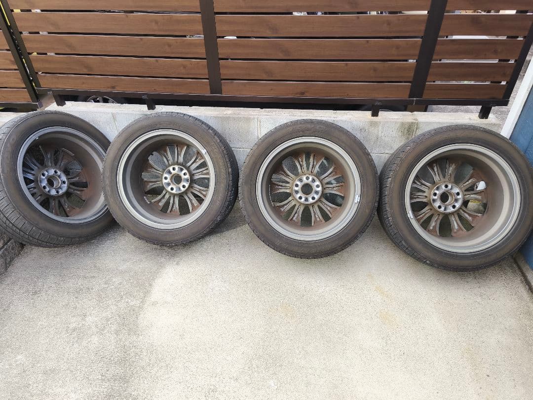 【送料込】アルファード純正ホイール、夏タイヤ４本セット