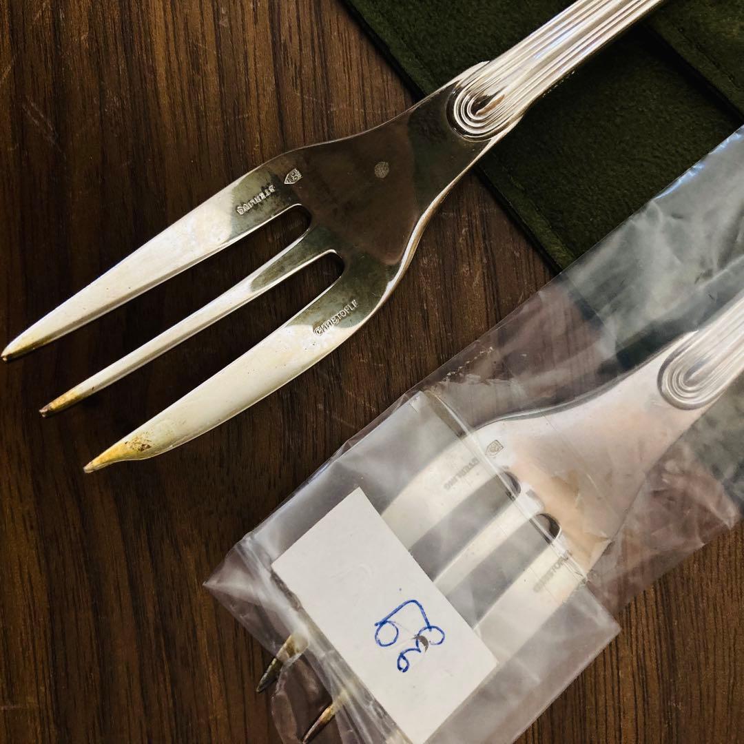 ★値下★クリストフル　銀　スターリングシルバー925 フォーク　2本