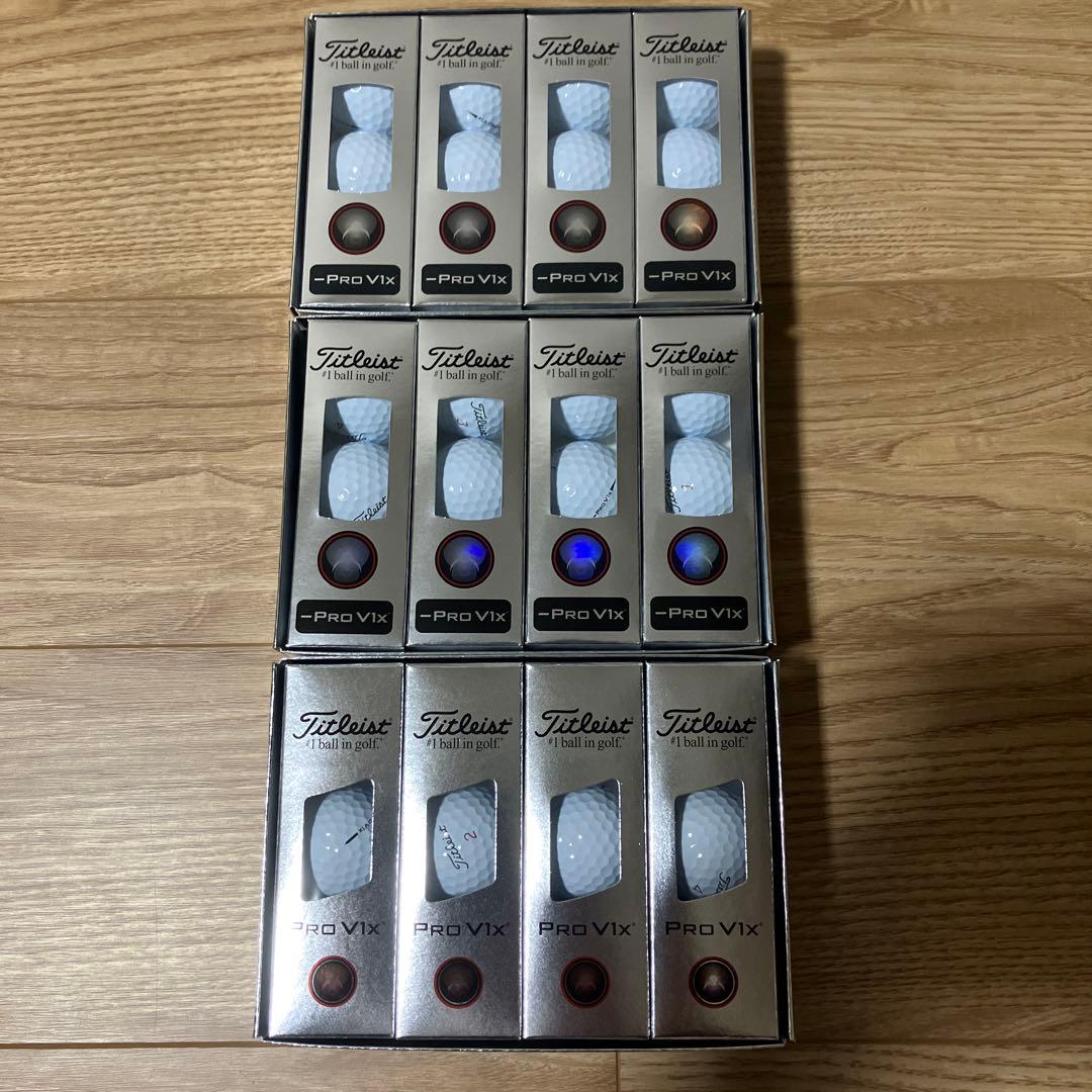 Titleist Pro V1x レフトダッシュ3ダース