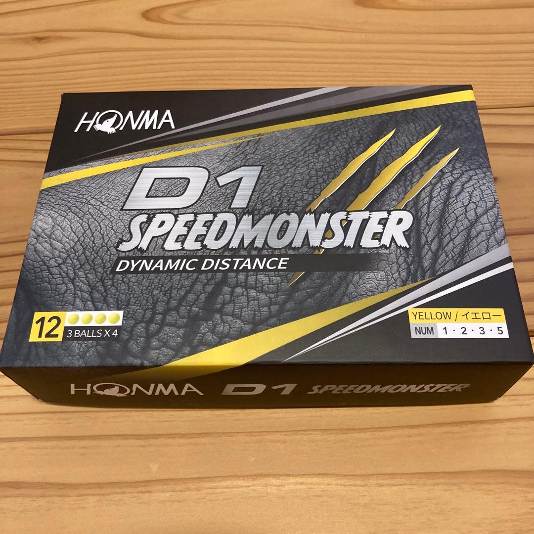 ホンマ　スピードモンスター　イエロー　5ダース　ゴルフボール