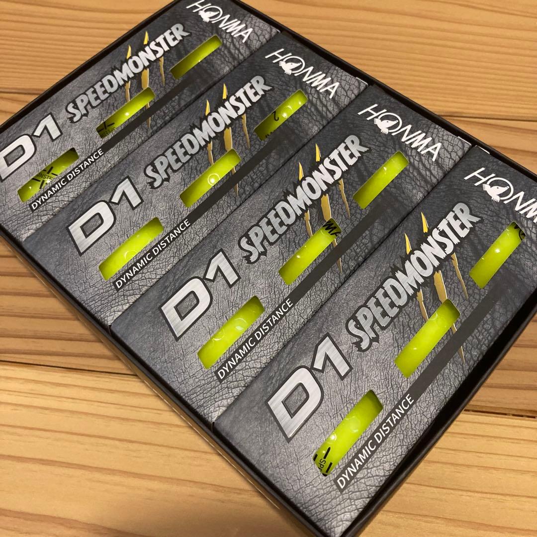 ホンマ　スピードモンスター　イエロー　5ダース　ゴルフボール