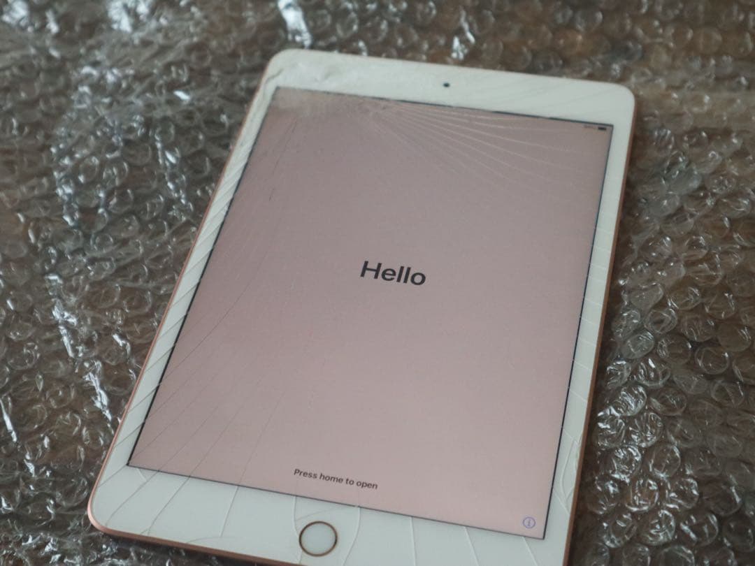 【ひび割れ有】iPadmini5(64GB)ゴールド