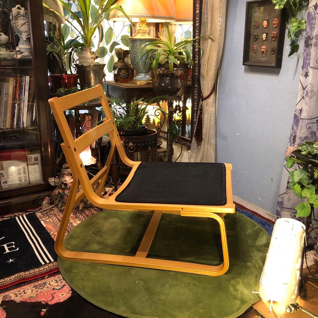 Sale L１　無印良品 リビングでもダイニングでも使えるアームレスチェア