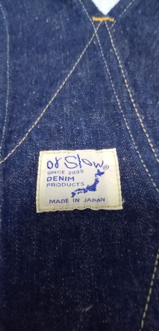パンツ orSlow 30's OverAll DENIM OneWash size3