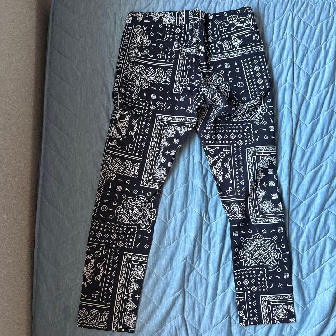 PEARLY GATES パーリーゲイツ　バンダナ柄パンツ