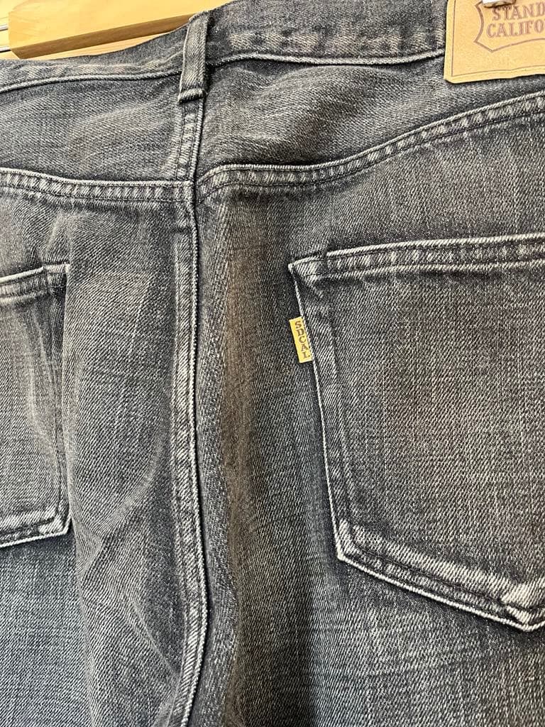 美品 STANDARD CALIFORNIA ブラック デニム W34