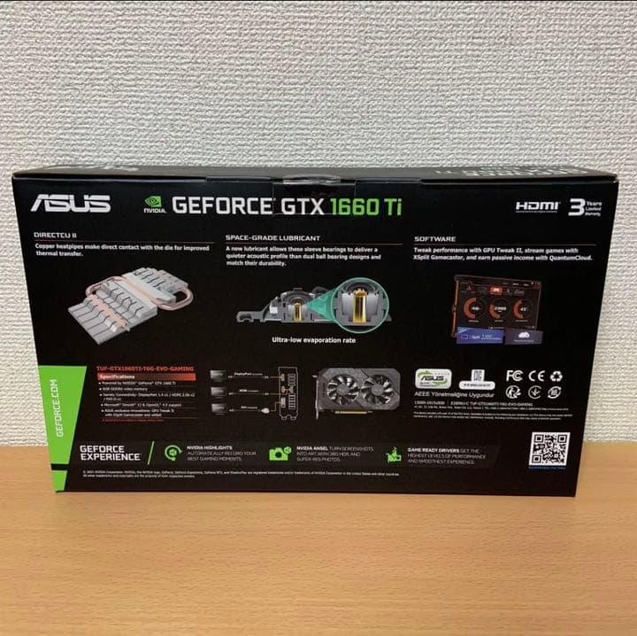グラフィックボード・グラボ・ビデオカード GTX1660Ti ASUS