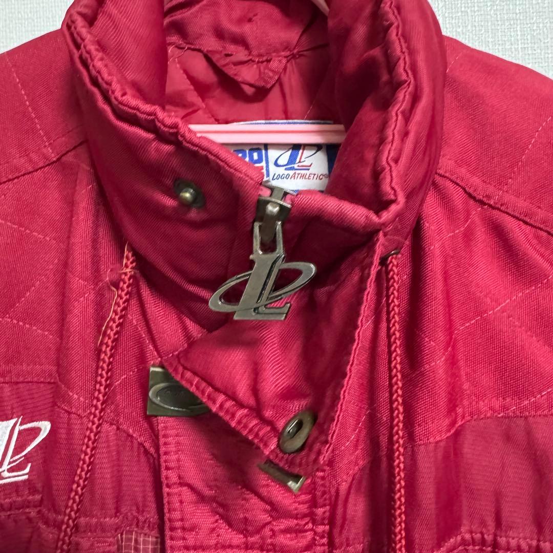 レア古着 90s スターター 風 PROLINE 赤 ナイロンジャケット