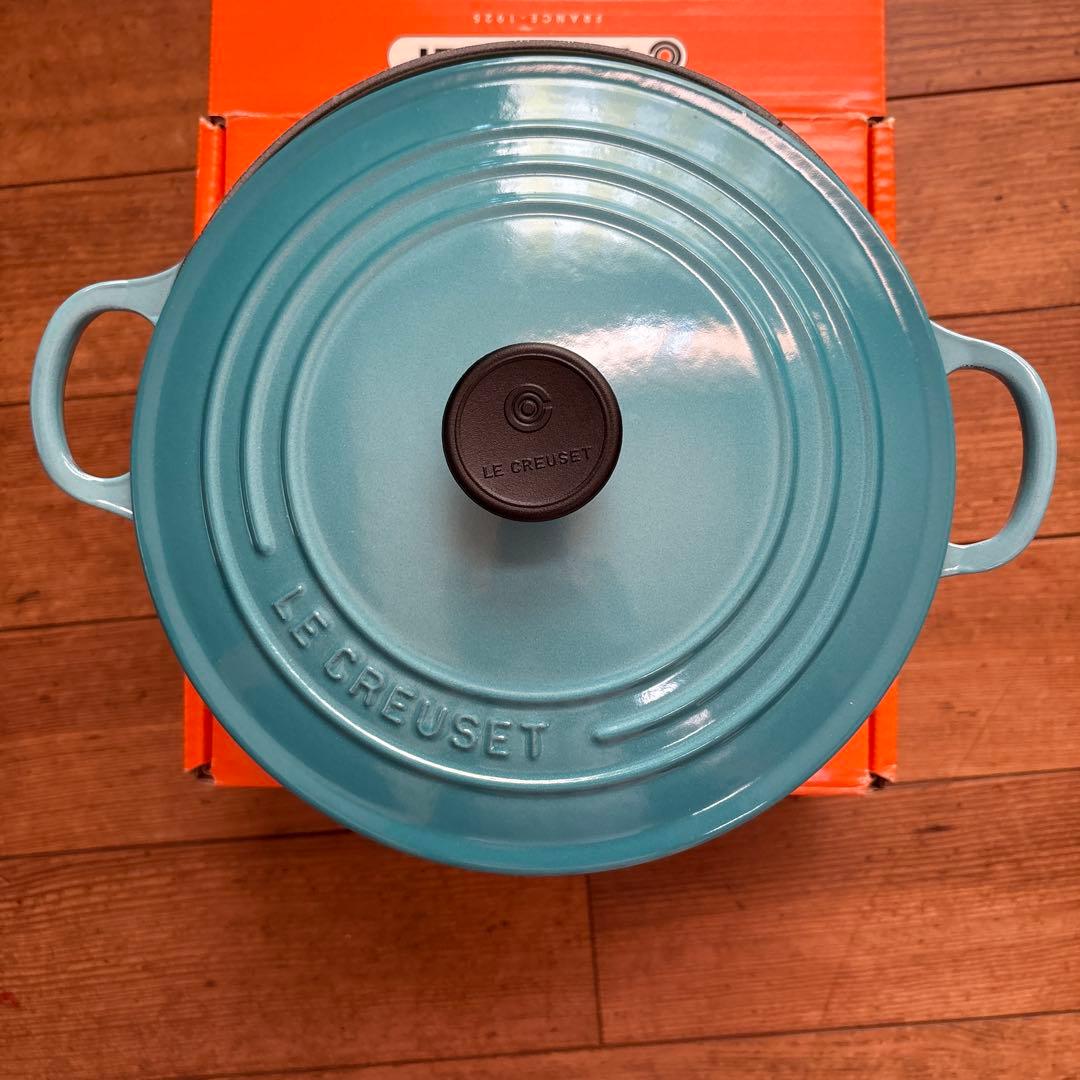 ル・クルーゼ　ブルー　22センチ