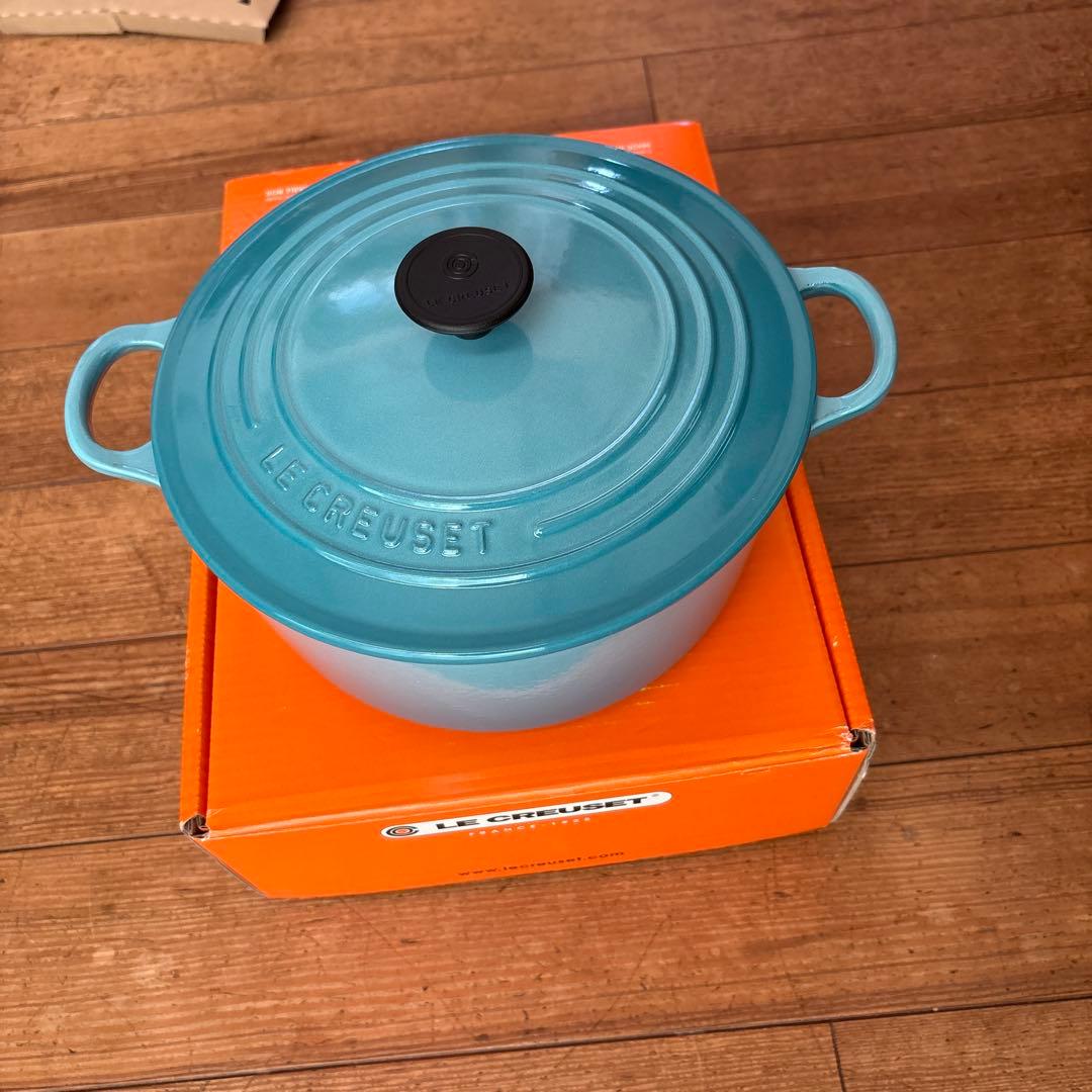 ル・クルーゼ　ブルー　22センチ