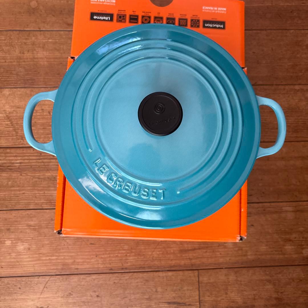 ル・クルーゼ　ブルー　22センチ