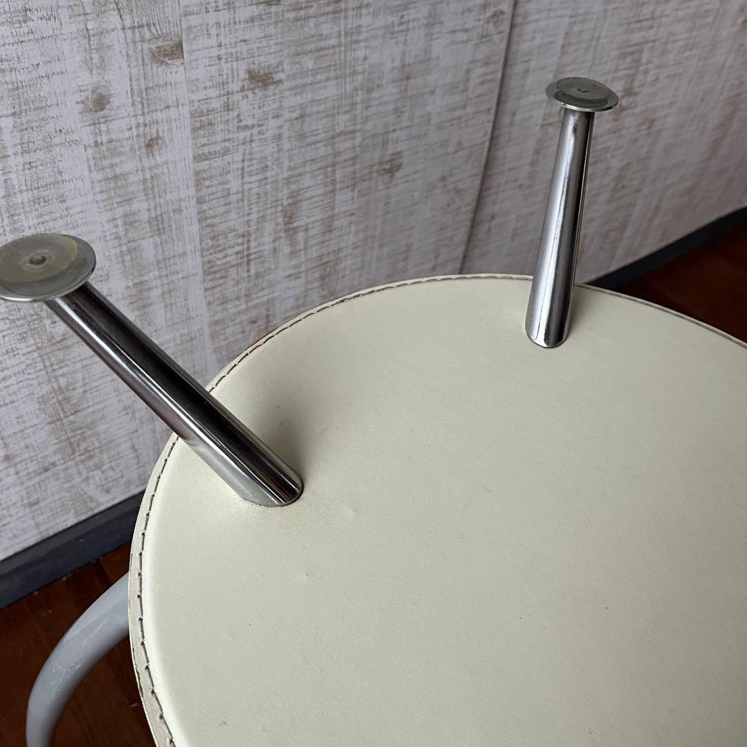 【アンティーク】ガラステーブル ダイニングテーブル 丸型 ポストモダン 古家具