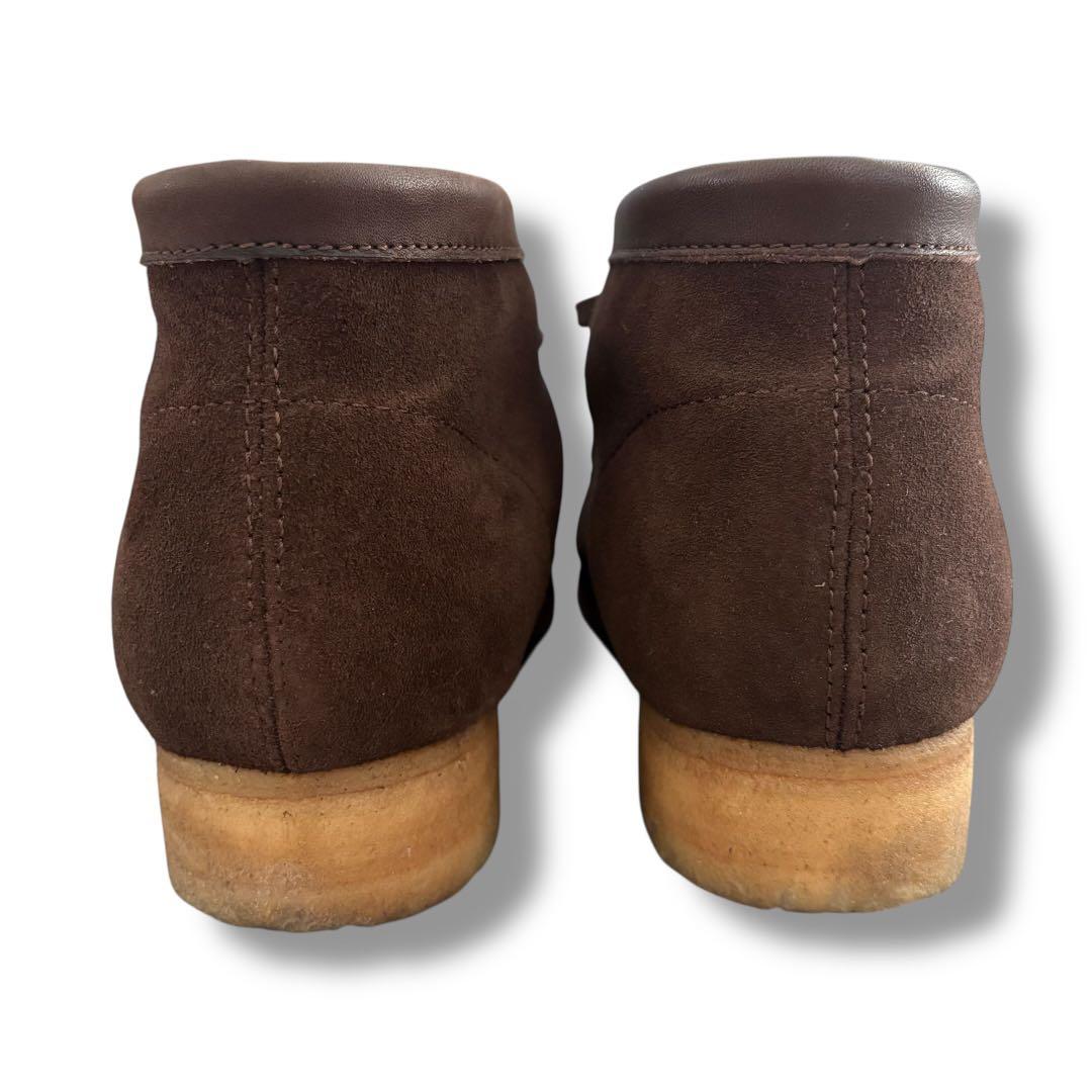 クラークス ワラビー レザーブーツ スウェードシューズ 極美品 【UK7.5G】