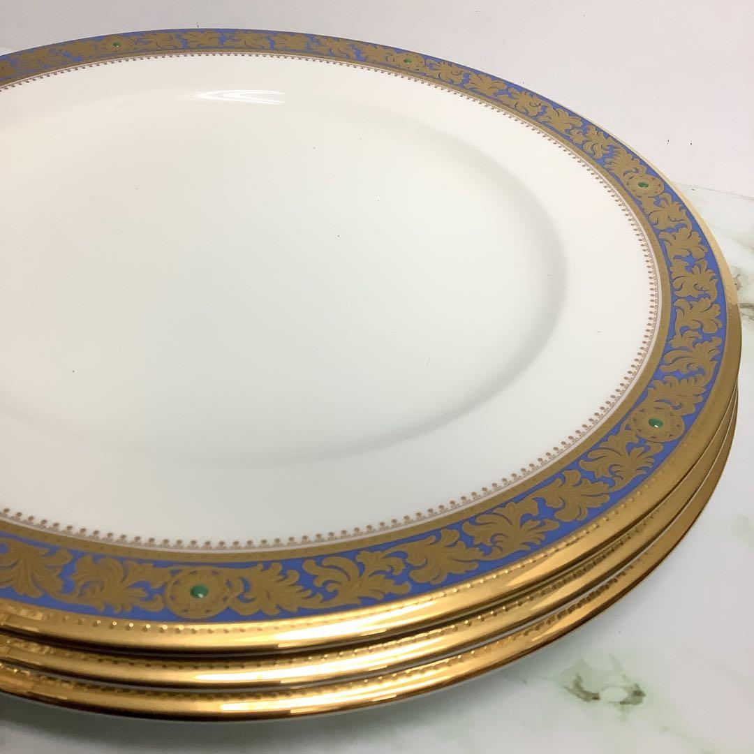 た*ん様 新品　ノリタケ　Noritake グランブロシェ 4枚　27.5 プレ