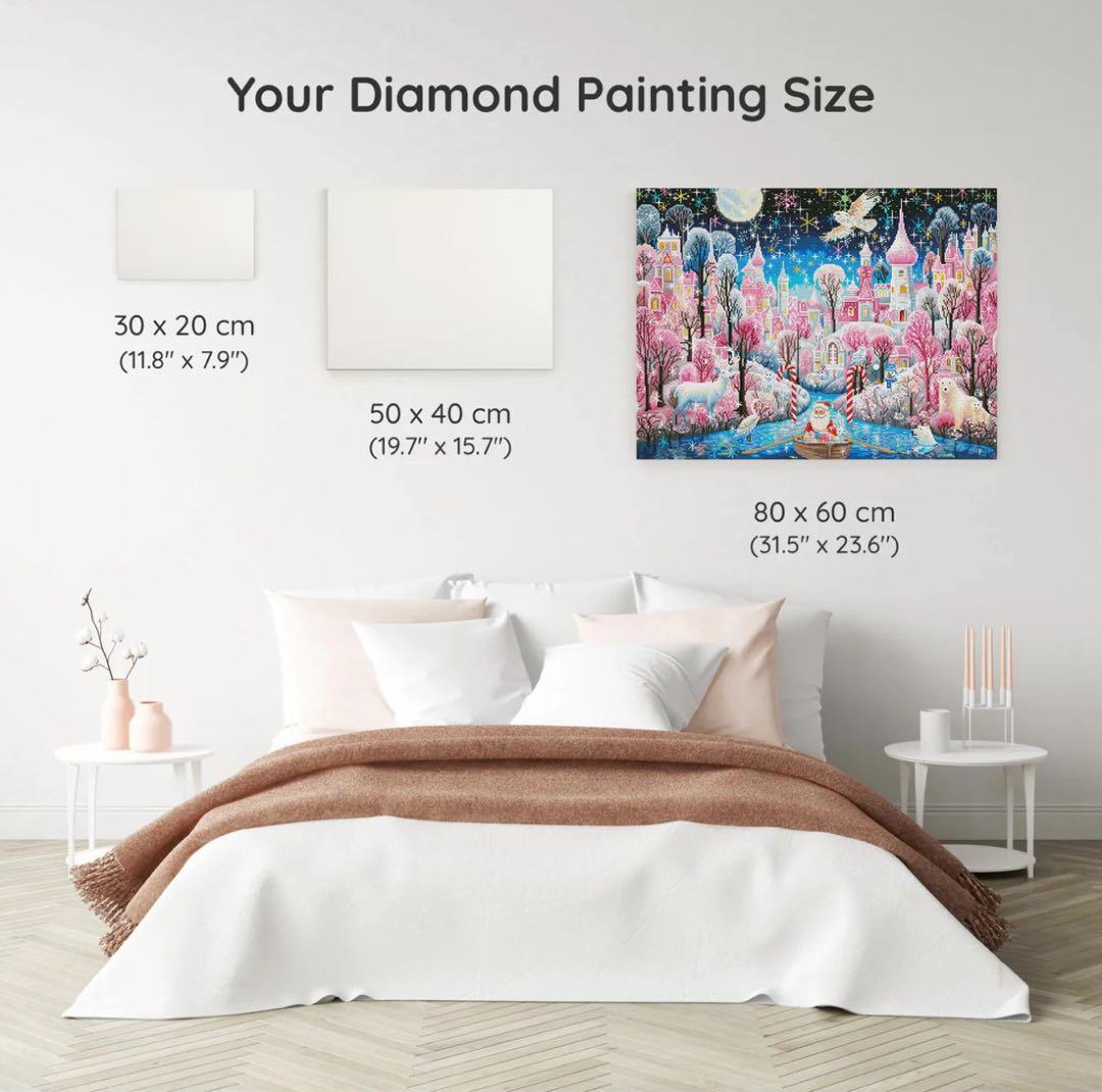 ドリーマーデザイン　CandyCaneCastle　#ダイヤモンドアートクラブ