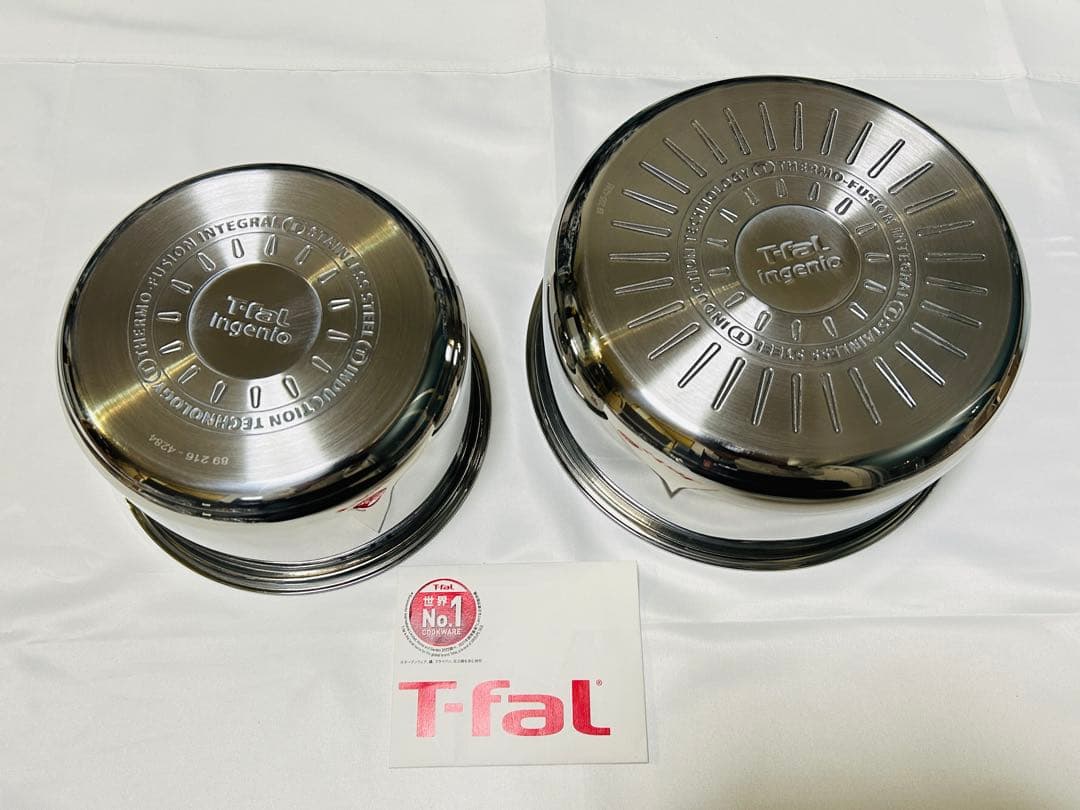 【新年新品】ティファール　ステンレス最高峰IHガス火　ソースパン　3点セット