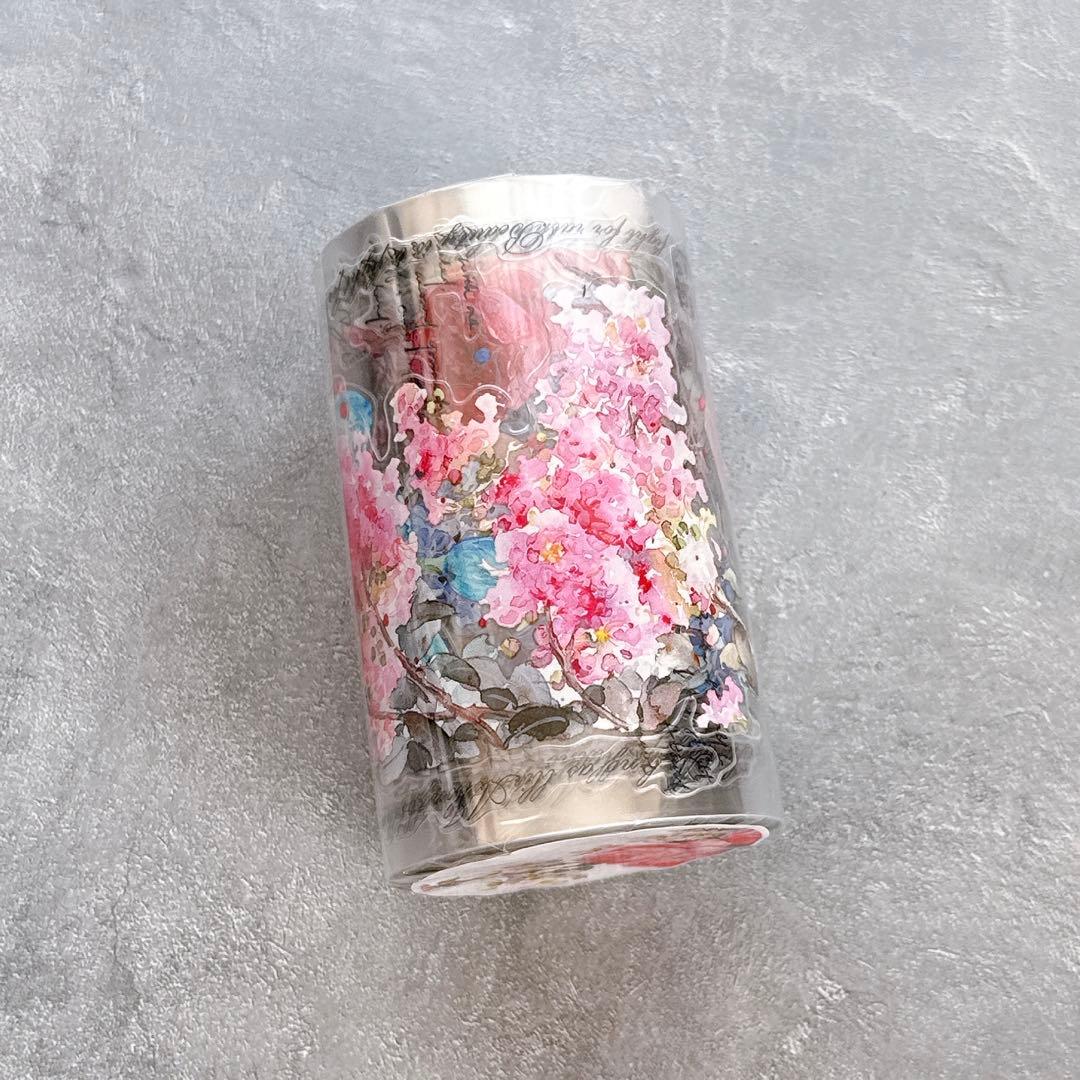 ⭐️SALE⭐️ 蓝莓不蓝手账《花海切模》海外マスキングテープ　マステ 【2705】