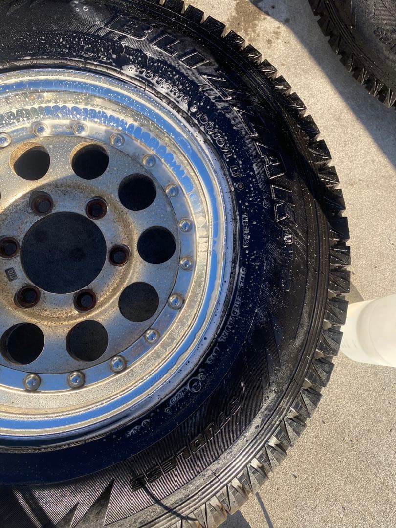 ランクル40　215/80R15 スタッドレス ホイール 4本セット ブリザック