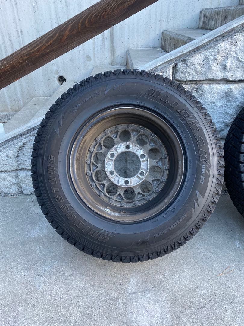 ランクル40　215/80R15 スタッドレス ホイール 4本セット ブリザック