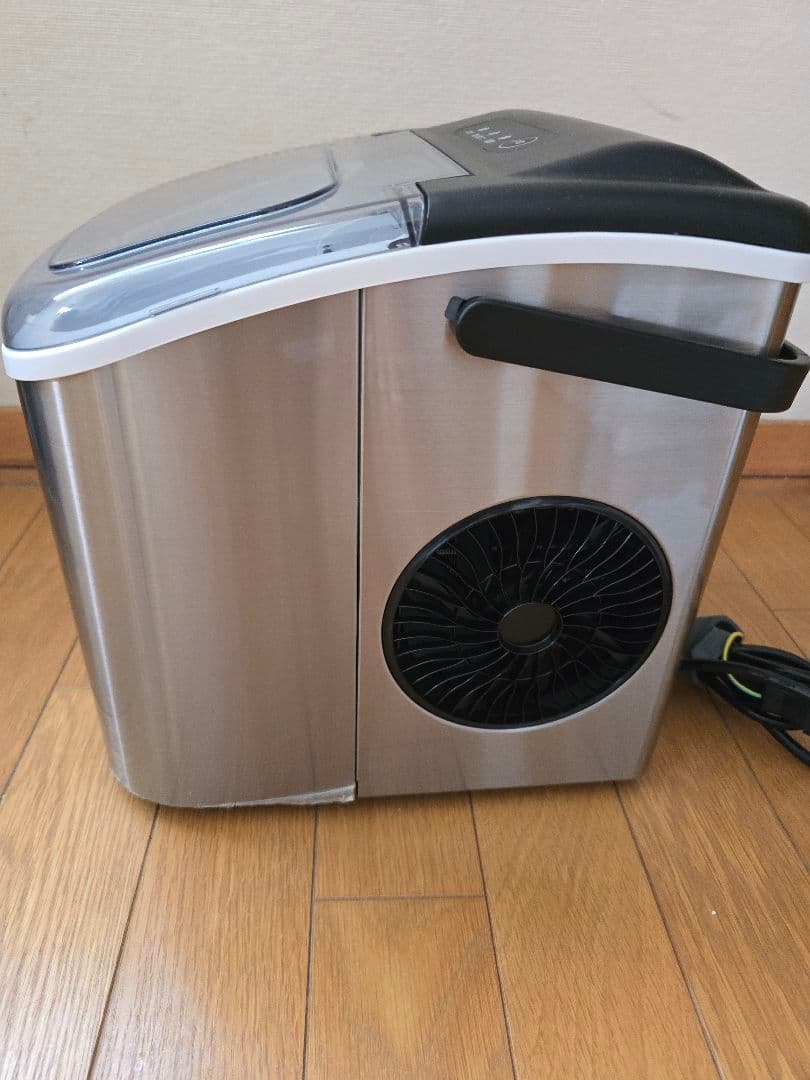 Joy Pebble 製氷機 ステンレス鋼仕上げ 透明窓 氷つくり機 自動製氷機