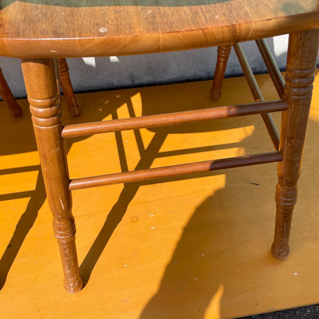 シンリー Shin Lee 2脚セット　ダイニング　椅子 チェア　彫刻 オーク材