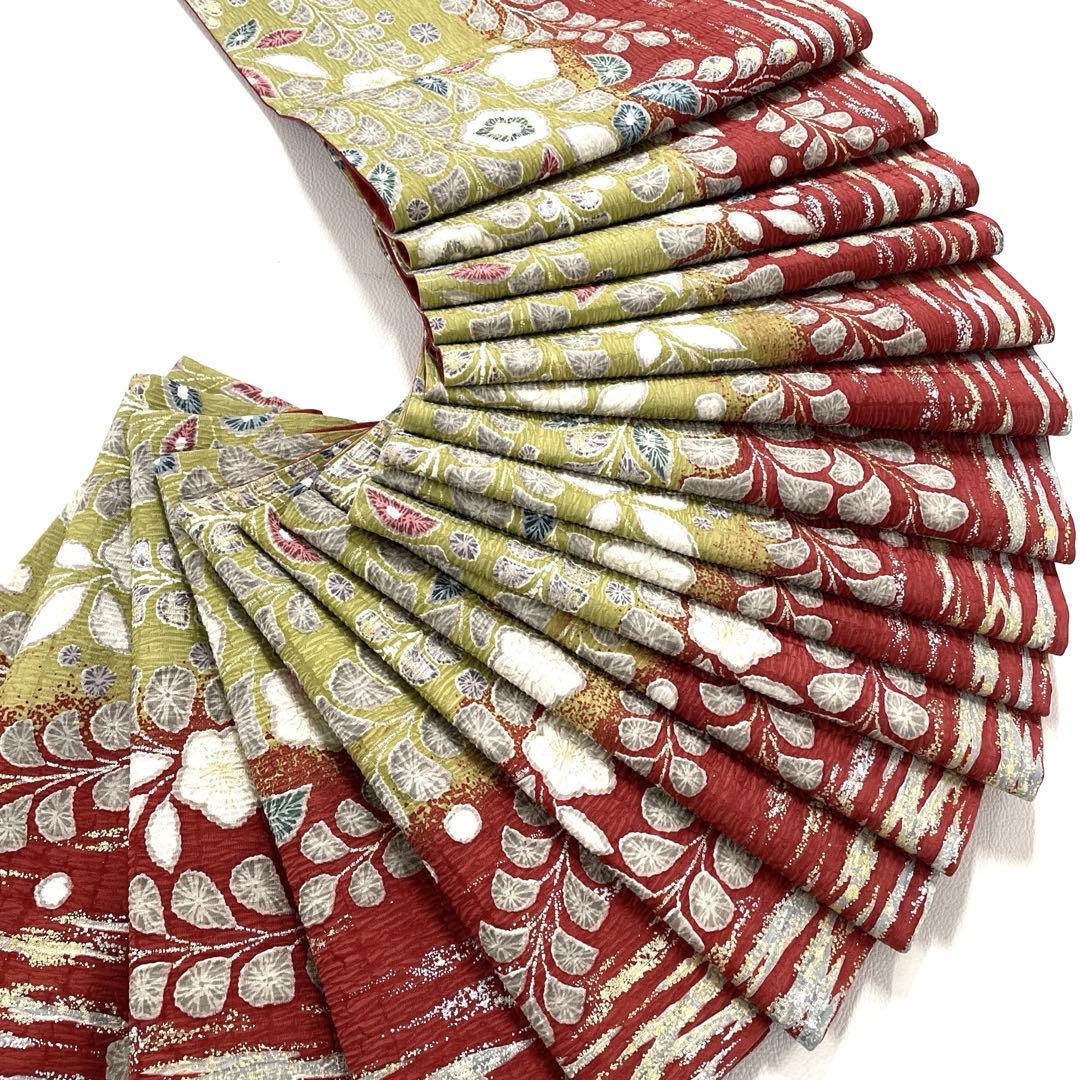 専用帯5893 5925 二点セット ●高級 正絹 全通 袋帯 辻ヶ花