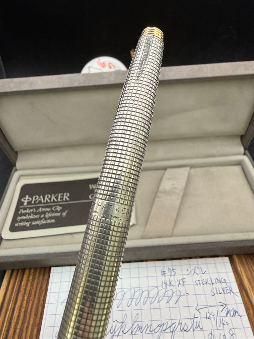PARKER 万年筆 75 シズレ STERLING SILVER
