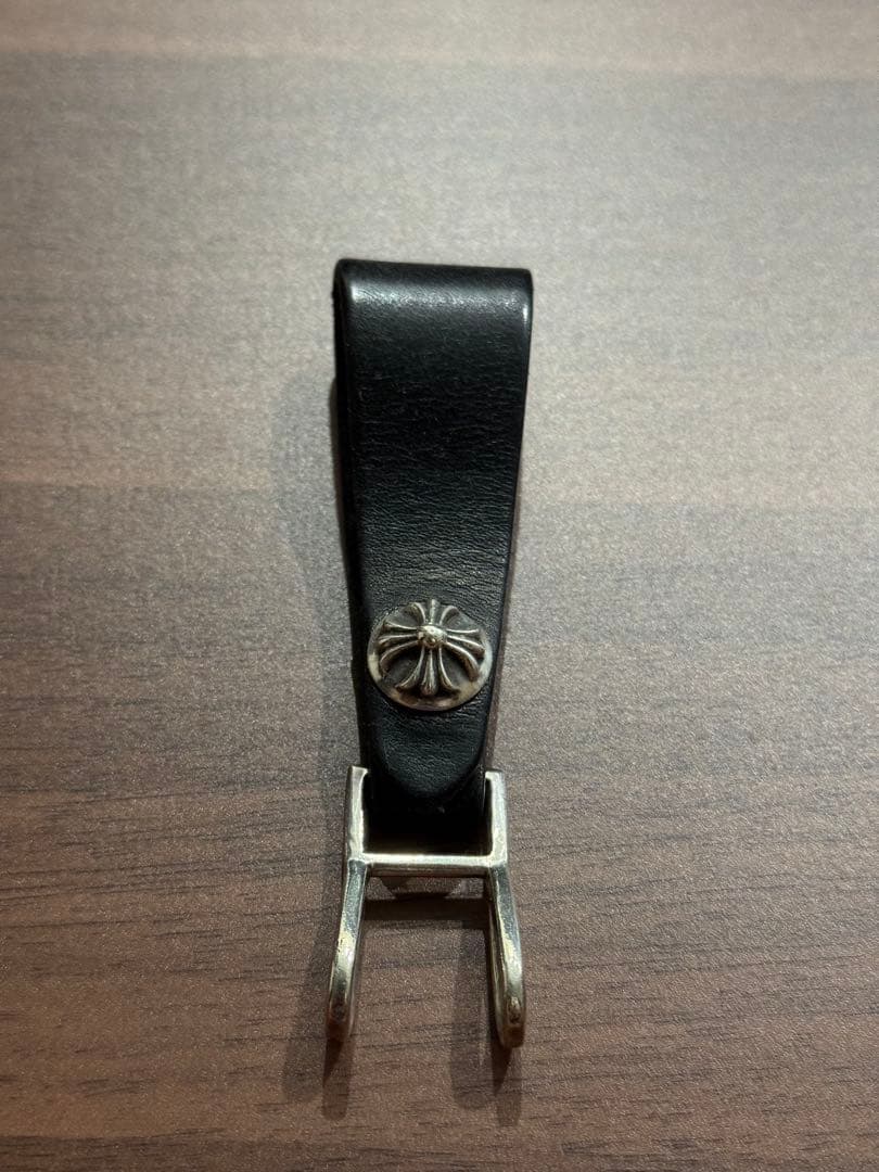 クロムハーツ BELT LOOP クロスボールレザーベルトループ　極美品