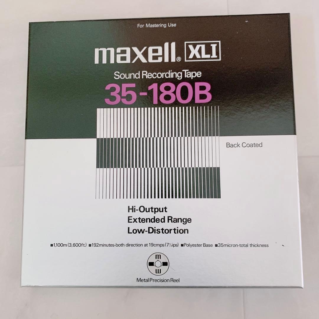 オープンリールテープ　マクセル　maxell 35-180 XLI XLII