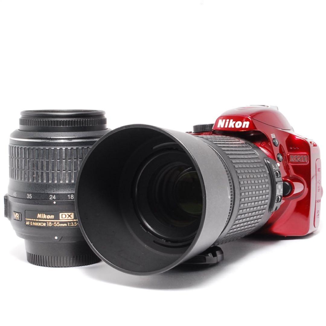 人気カラー◆Nikon D3200◆一眼レフカメラ◆手振れ補正搭載◆すぐ使える◆