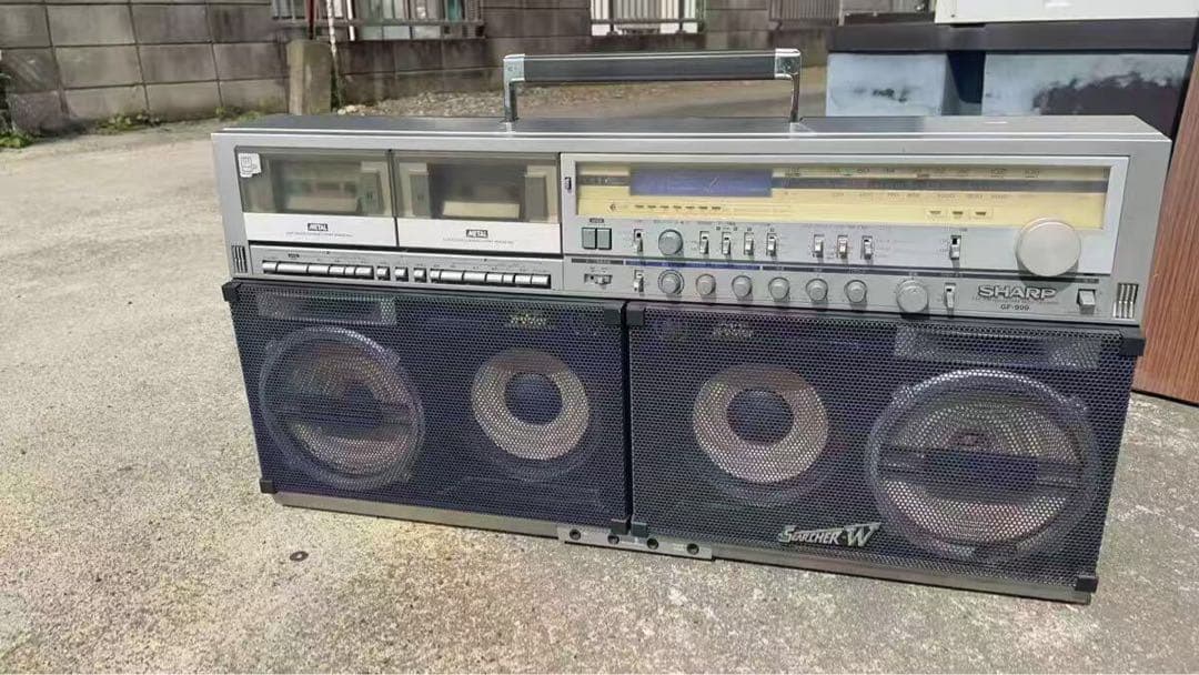 SHARP シャープ GF-999 大型ステレオWラジカセ ラジオ カセット