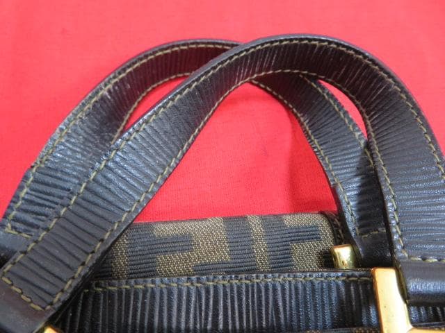 n*u様 【ee1463/ク】FENDI/フェンディ ズッカ柄 トートバッグ14