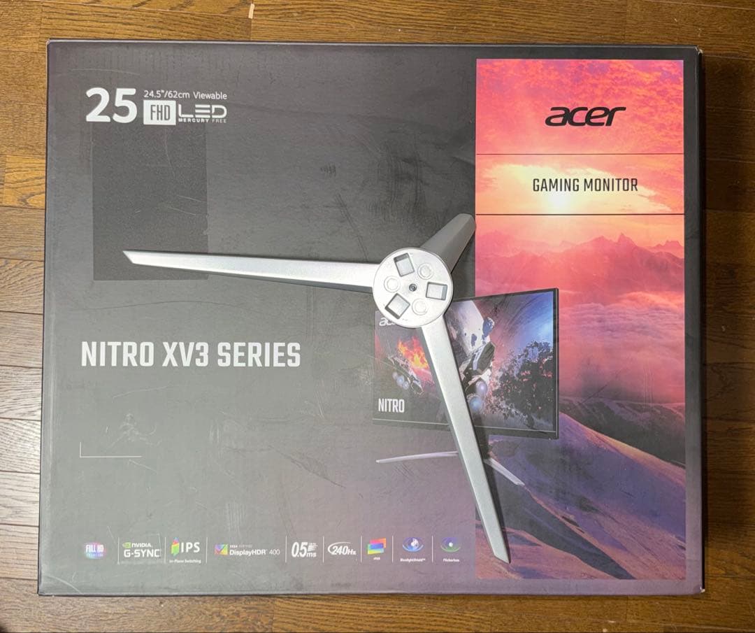 Acer ゲーミングモニター Nitro XV253QXbmiiprzx